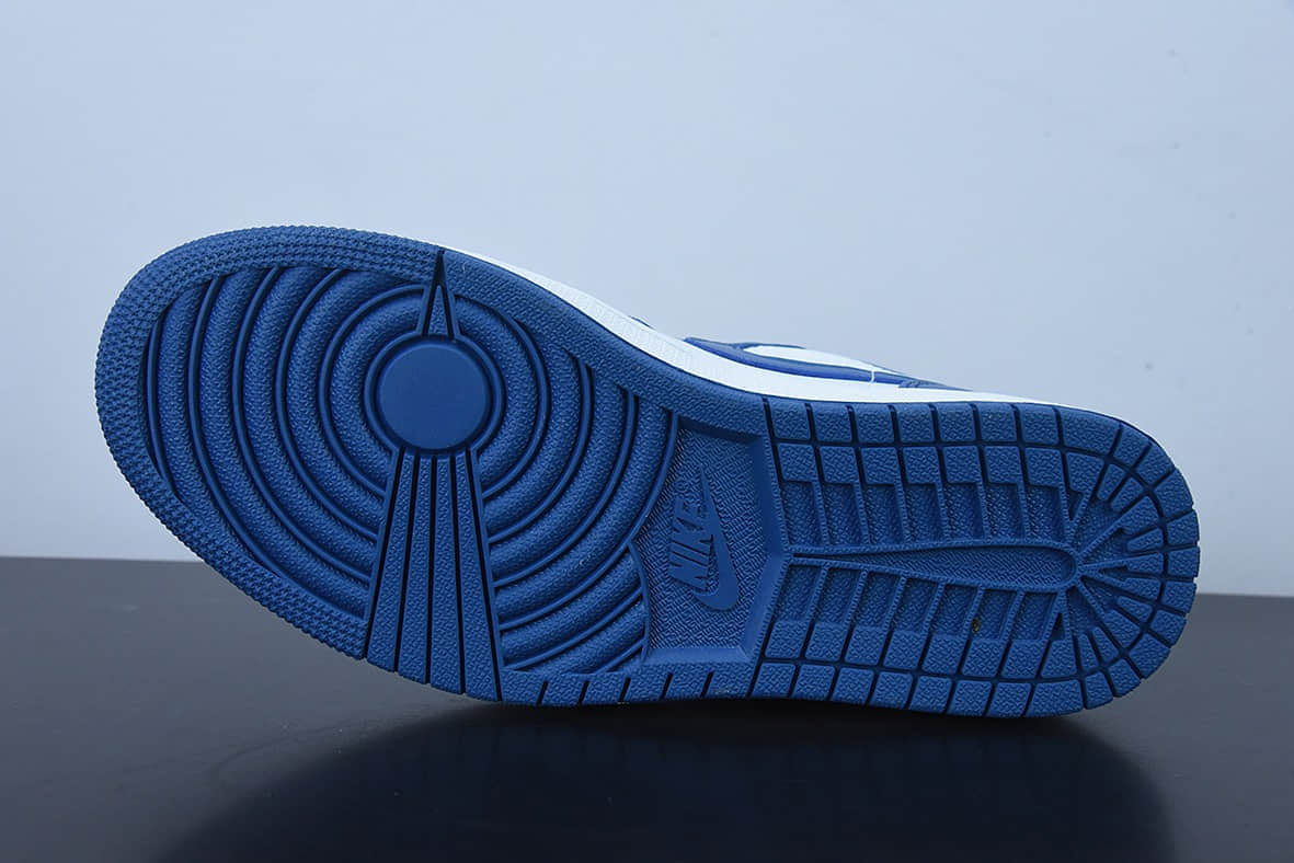 乔丹Air Jordan 1 LowMarina BlueAJ1白蓝复古篮球鞋纯原版本 货号：DC0774-114
