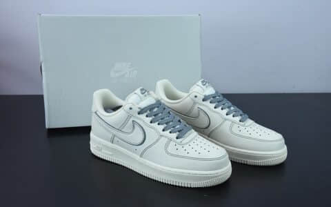 耐克Nike Air Force 1“兔八哥”白灰满天星空军一号低帮休闲运动板鞋纯原版本 货号：315122-606