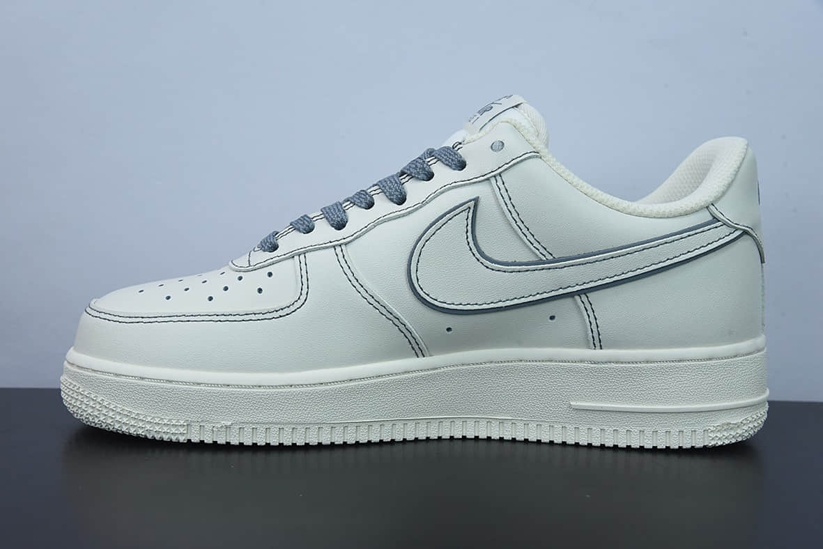 耐克Nike Air Force 1“兔八哥”白灰满天星空军一号低帮休闲运动板鞋纯原版本 货号：315122-606