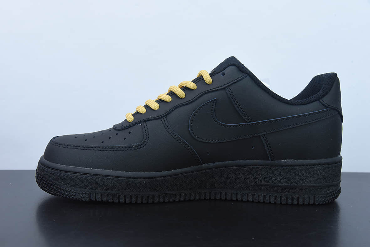 耐克Nike Air Force 1 小熊黑武士空军一号低帮运动休闲板鞋纯原版本 货号：CW2288-001