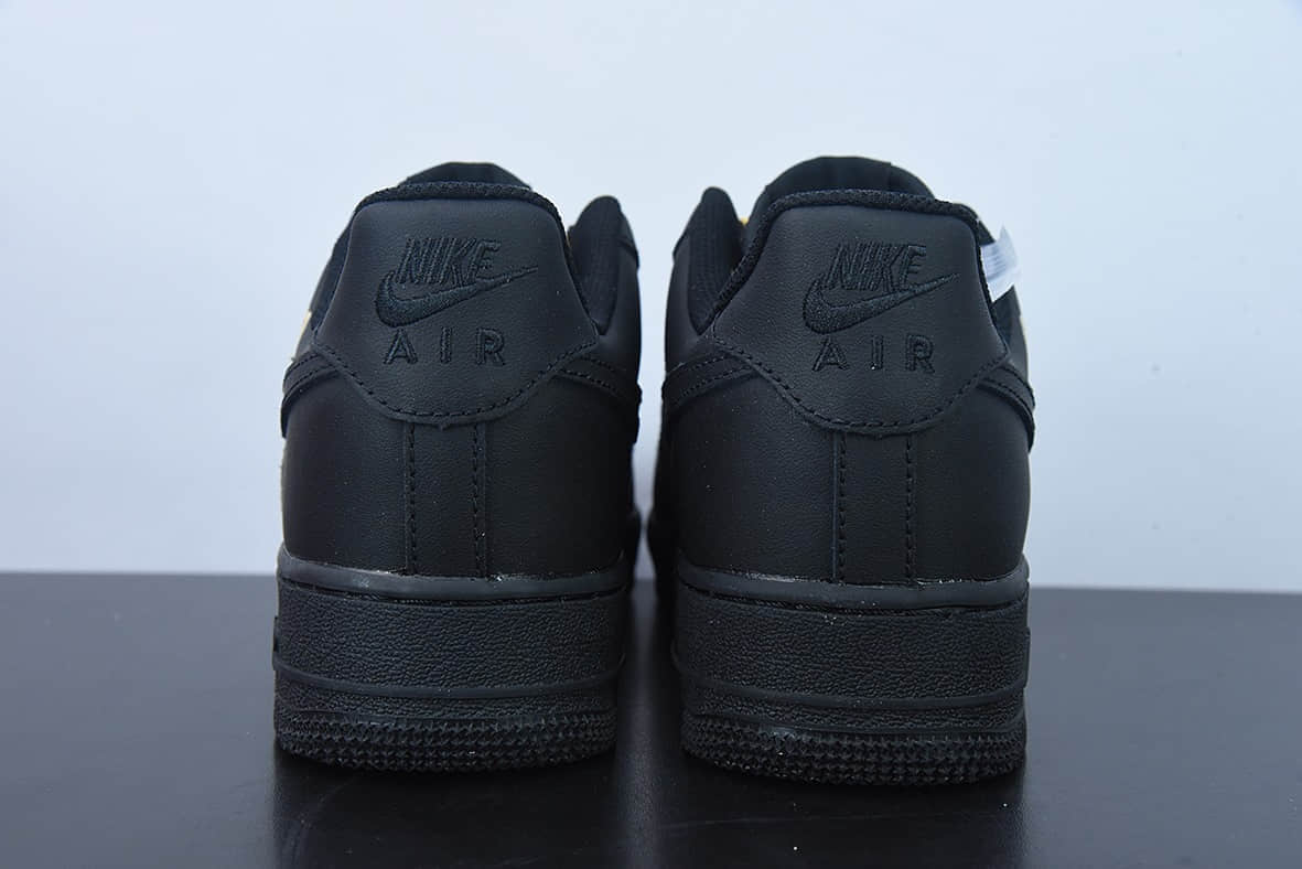 耐克Nike Air Force 1 小熊黑武士空军一号低帮运动休闲板鞋纯原版本 货号：CW2288-001