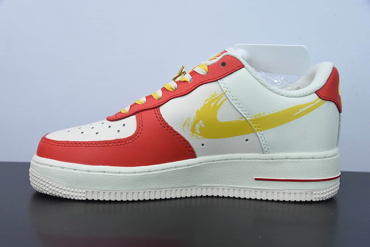 耐克Nike Air Force 1 “金榜题名”国潮风空军一号低帮休闲板鞋纯原版本 货号：CW1888-601