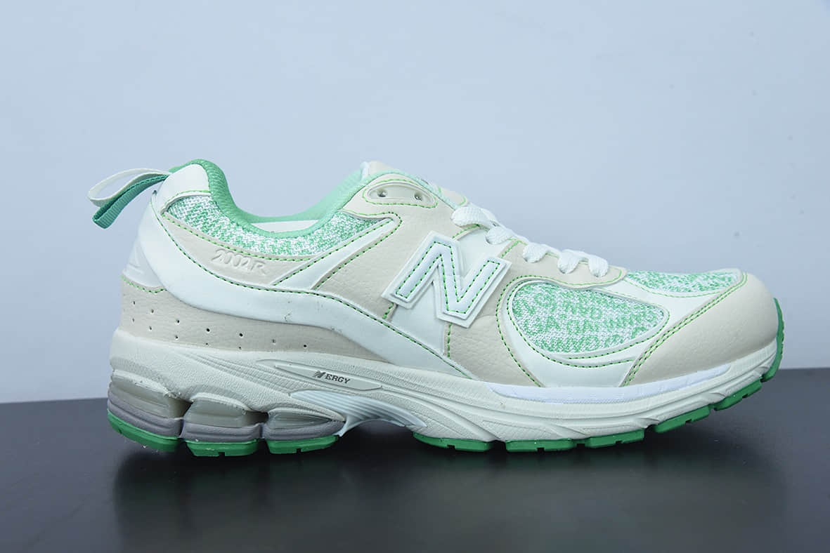 新百伦New Balance WL2002 米白绿复古休闲跑步鞋纯原版本 货号：ML2002RGC