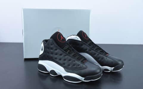 乔丹Air Jordan 13 AJ13 “Reverse He Got Game”反转黑白熊猫AJ13代高帮篮球鞋纯原版本 货号：414571-061