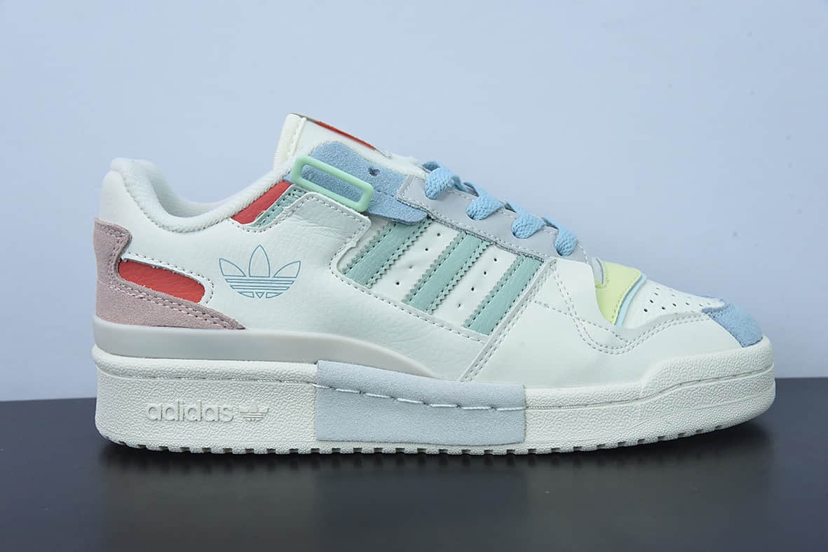 阿迪达斯Adidas Forum 84 Low OG白蓝粉低帮百搭潮流休闲运动板鞋纯原版本 货号：GX4587