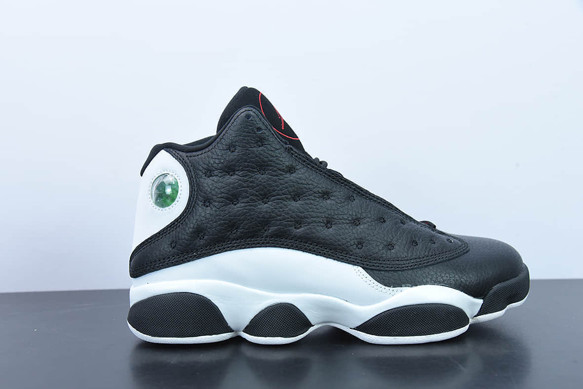 乔丹Air Jordan 13 AJ13 “Reverse He Got Game”反转黑白熊猫AJ13代高帮篮球鞋纯原版本 货号：414571-061