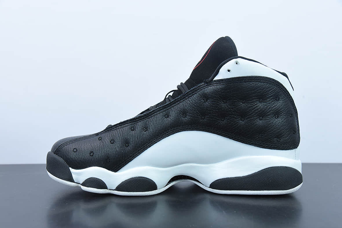 乔丹Air Jordan 13 AJ13 “Reverse He Got Game”反转黑白熊猫AJ13代高帮篮球鞋纯原版本 货号：414571-061