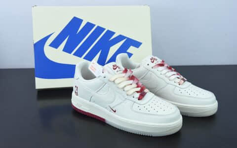 耐克Nike Air Force 1 Low '07 渐变白红低帮空军一号休闲板鞋纯原版本 货号：NB8969-123