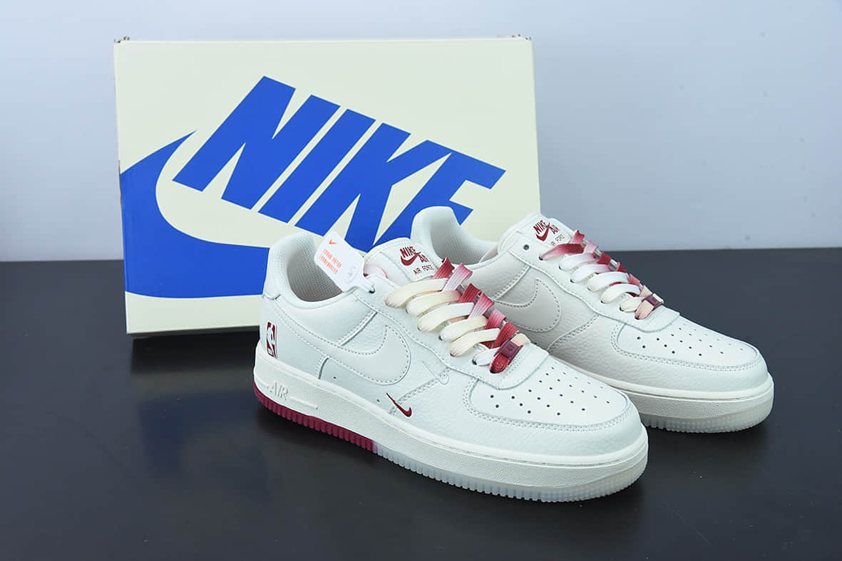 耐克Nike Air Force 1 Low '07 渐变白红低帮空军一号休闲板鞋纯原版本 货号：NB8969-123