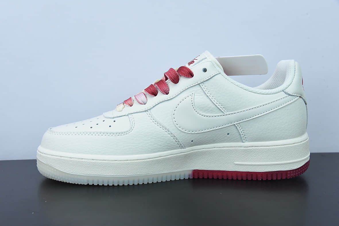 耐克Nike Air Force 1 Low '07 渐变白红低帮空军一号休闲板鞋纯原版本 货号：NB8969-123