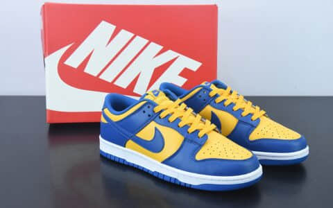 耐克Nike Dunk Low “Warriors”蓝黄金州勇士队皇家蓝大学金低帮休闲板鞋纯原版本 货号：DD1391-402