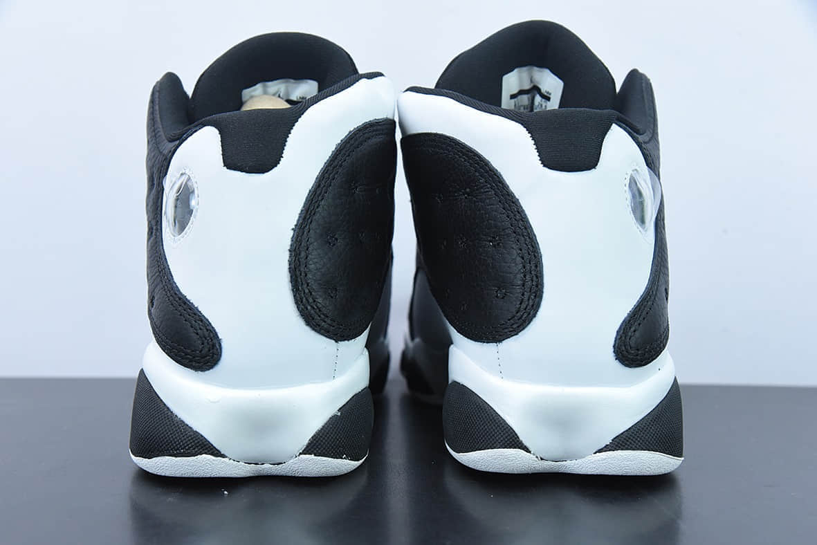 乔丹Air Jordan 13 AJ13 “Reverse He Got Game”反转黑白熊猫AJ13代高帮篮球鞋纯原版本 货号：414571-061