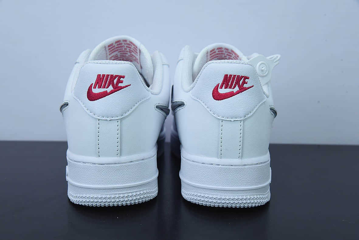 耐克Nike Air Force 1 LV8（GS）白银满天星果冻勾空军一号低帮休闲板鞋纯原版本 货号：DC9651-100