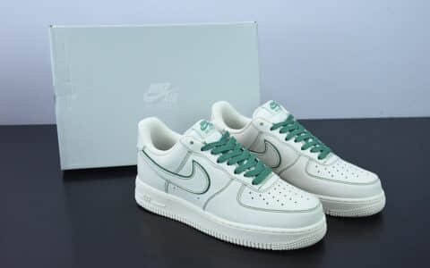 耐克Nike Air Force 1 Low 白绿满天星空军一号低帮休闲板鞋纯原版本 货号：315122-505