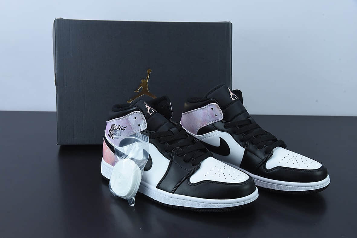 乔丹Air Jordan 1 Mid Zen Master AJ1 乔1扎染星空紫中帮篮球鞋纯原