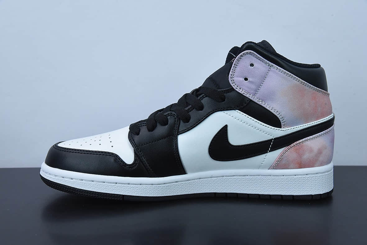乔丹Air Jordan 1 Mid Zen Master AJ1 乔1扎染星空紫中帮篮球鞋纯原