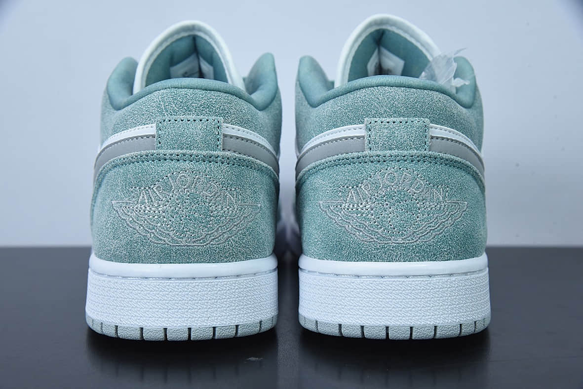 乔丹Air Jordan 1 Low New Emerald AJ1 乔1翡翠蓝复古篮球鞋纯原版本 货号：DN3705-301