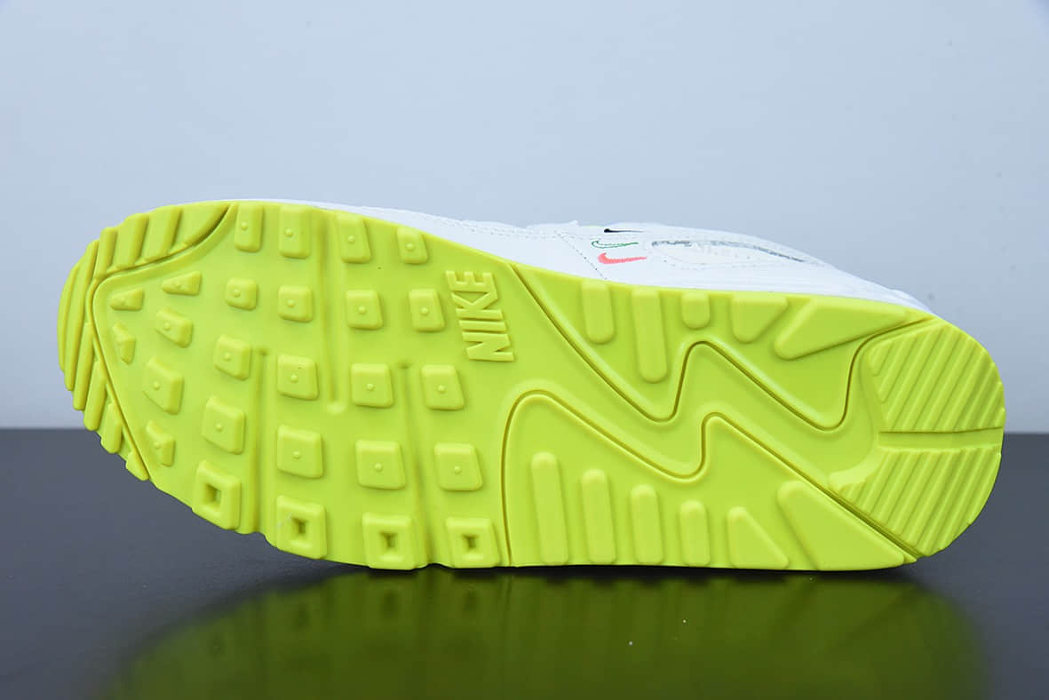 耐克Nike Air Max 90 SE“ Worldwide”全新配色白蓝气垫复古跑鞋纯原版本 货号：CK7069-100