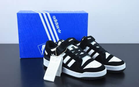 阿迪达斯Adidas Originals Forum 84 Low 黑白太极杨幂同款低帮复古休闲板鞋纯原版本 货号：GW0695