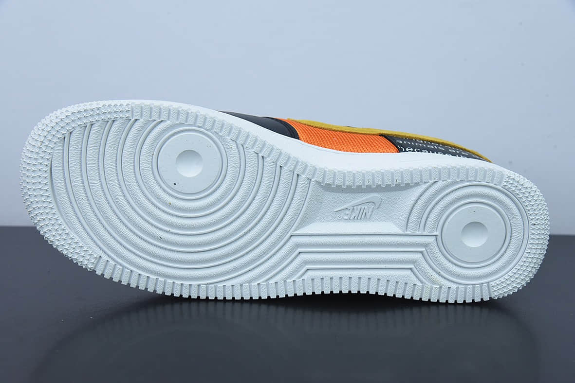 耐克Nike Air Force 1'07 Low 字母橘空军一号低帮休闲板鞋纯原版本 货号：315122-012