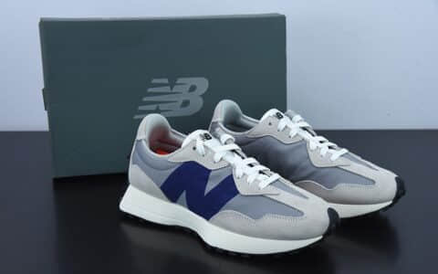 新百伦 New Balance 327灰蓝NB327系列复古休闲运动慢跑鞋纯原版本 货号：MS327FC