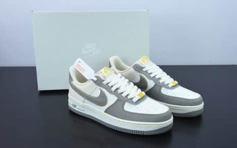 耐克Nike Otomo Katsuhiro x Nk Air Force 1’07 LV8 LowSteamboy OST帆布深灰米白黄金星空军一号低帮休闲板鞋纯原版本 货号：315122-666