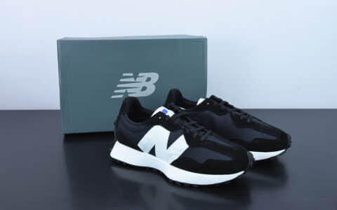 新百伦New Balance NB327系列黑白色复古休闲运动慢跑鞋纯原版本 货号：MS327CPG