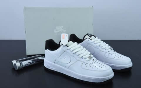 耐克Nike Air Force 1 Low 白黑漆尾空军一号低帮休闲板鞋纯原版本 货号：DR9867-102