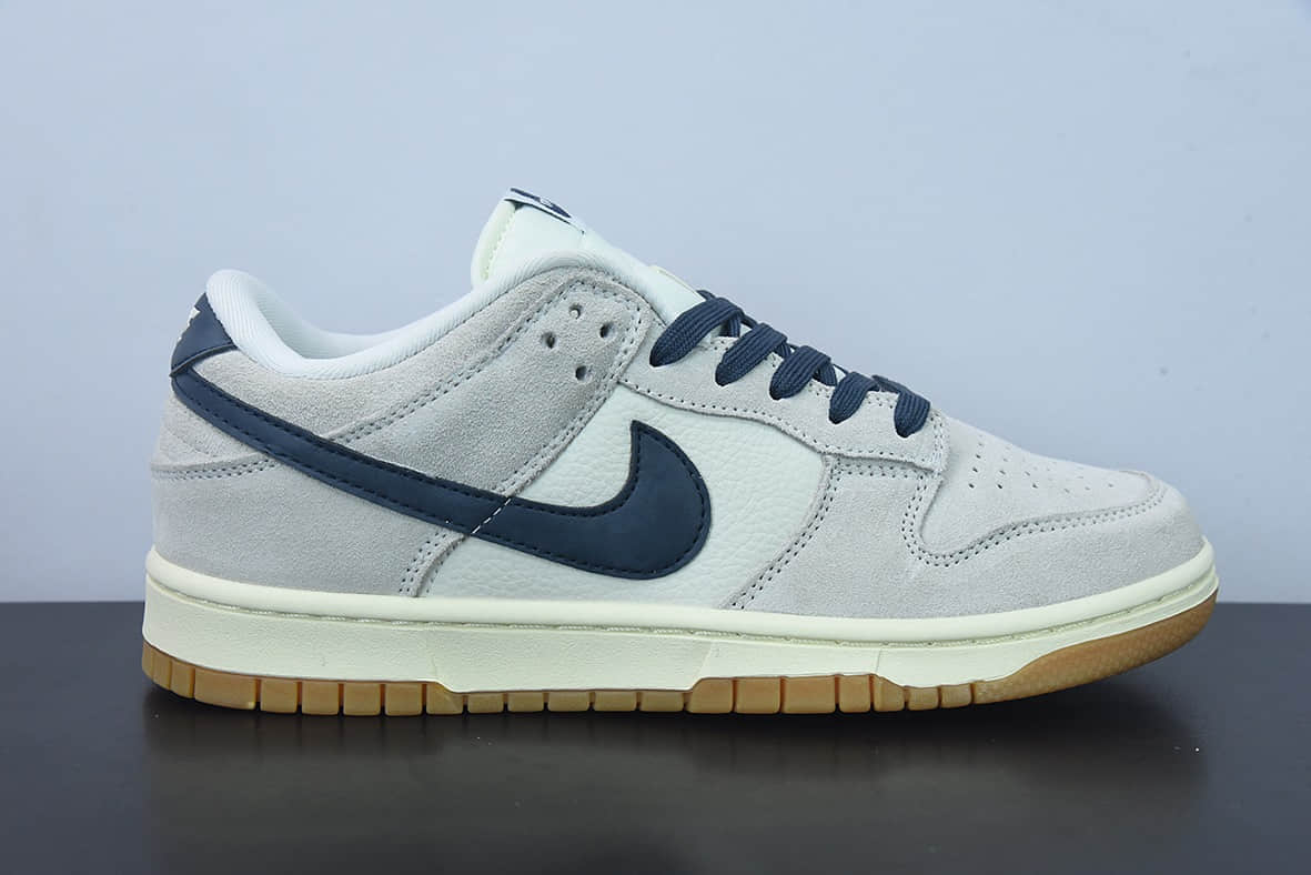 耐克Nike By You SB Dunk Low Retro SP“白灰深蓝”扣篮系列低帮休闲运动滑板板鞋纯原版本 货号：HC0808-200