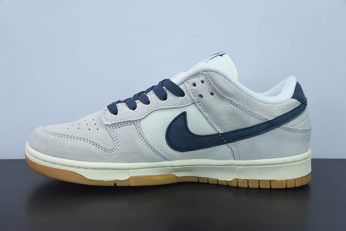 耐克Nike By You SB Dunk Low Retro SP“白灰深蓝”扣篮系列低帮休闲运动滑板板鞋纯原版本 货号：HC0808-200