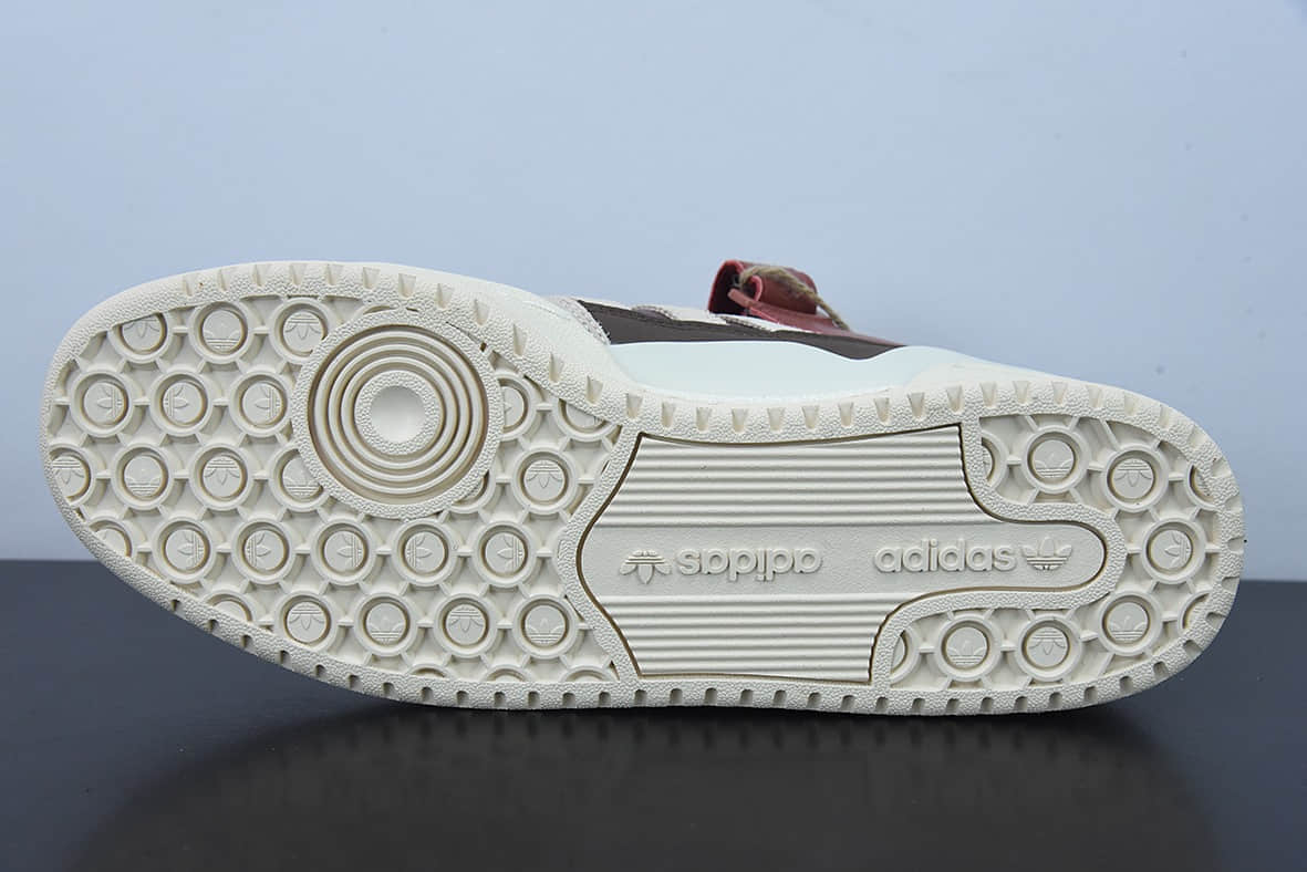 阿迪达斯Adidas Forum 84 Low OG白棕红低帮复古百搭潮流休闲运动板鞋纯原版本 货号：GX4539