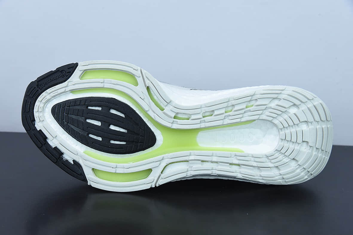 阿迪达斯Adidas Ultra Boost 22 Made With Nature 白黑色新款8.0厚底爆米花跑鞋纯原版本 货号：GX5573