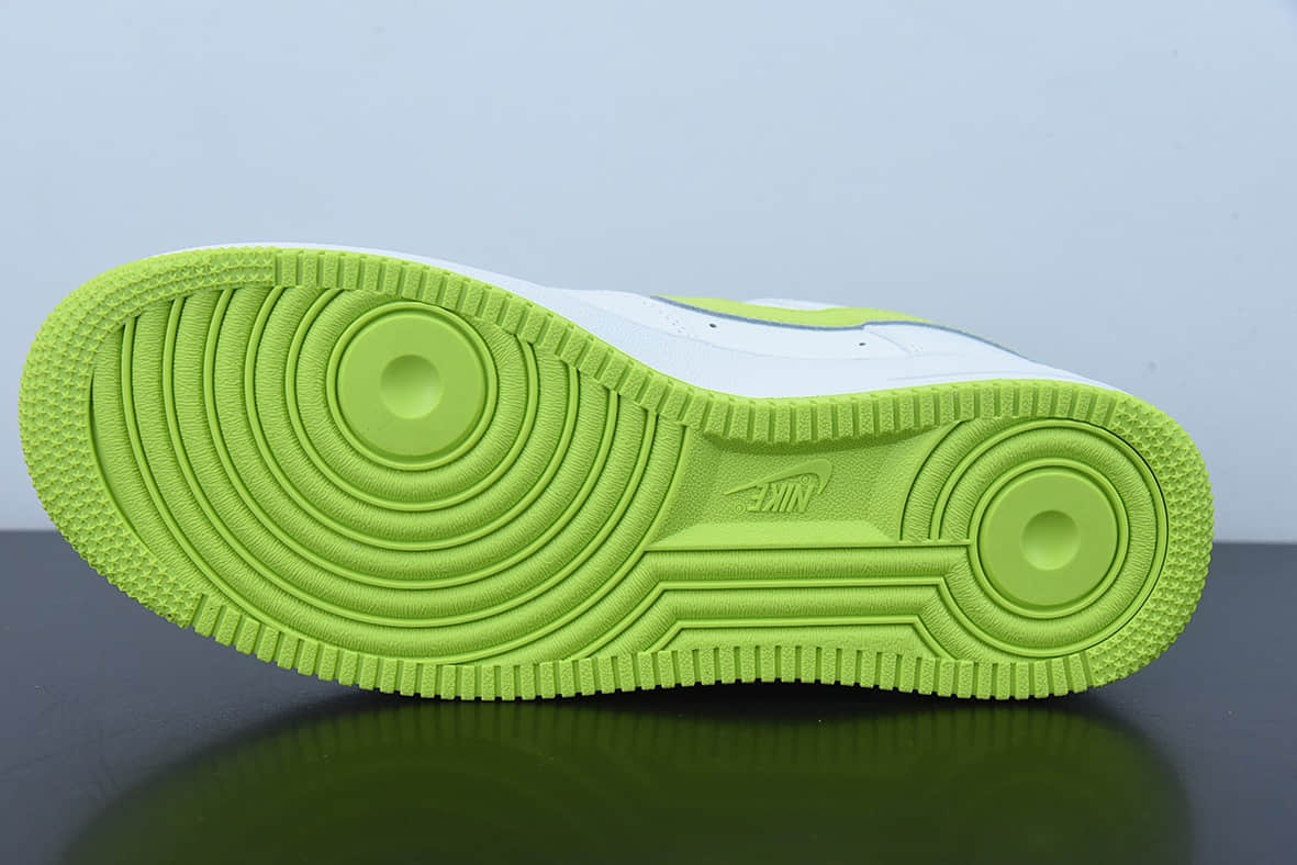 耐克Nike Air Force 1 Low 07 AF1白草绿空军一号休闲板鞋纯原版本 货号：AF1234-002