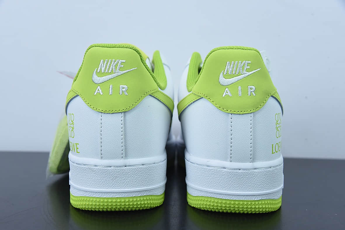 耐克Nike Air Force 1 Low 07 AF1白草绿空军一号休闲板鞋纯原版本 货号：AF1234-002