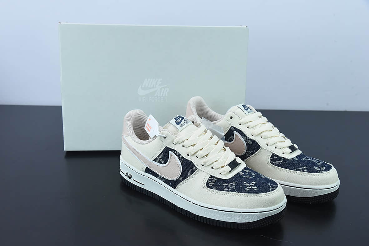 耐克Nike Air Force 1 '07 印花拼接空军一号低帮休闲板鞋纯原版本 货号：315122-667