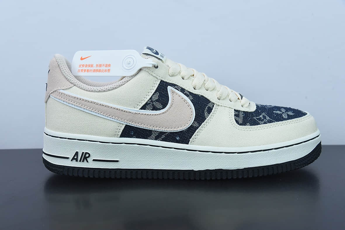 耐克Nike Air Force 1 '07 印花拼接空军一号低帮休闲板鞋纯原版本 货号：315122-667