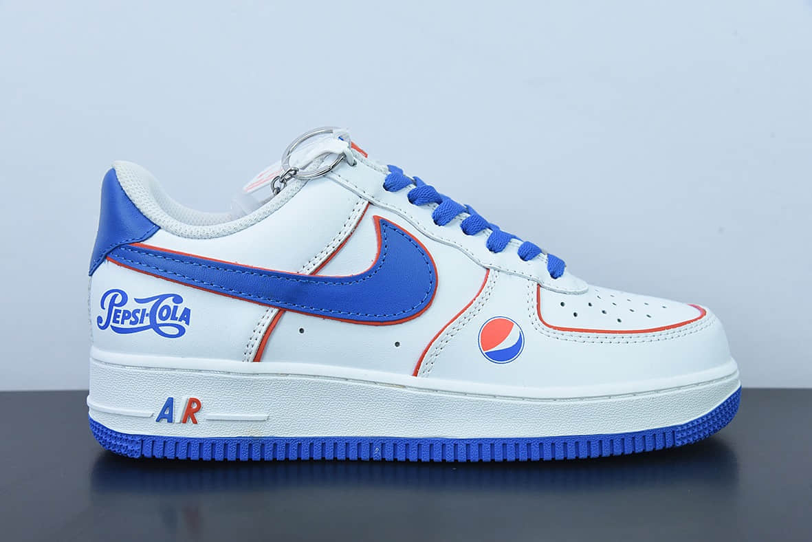 耐克Nike Air Force 1 Low “百事可乐”联名款空军一号低帮运动休闲板鞋纯原版本 货号：BS8856-113