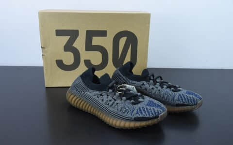 阿迪达斯Adidas originals Yeezy 350 Boost V2 CMPCT“Slate Blue”石板蓝椰子百搭轻便爆米花中底休闲运动慢跑鞋纯原版本 货号：GX9401