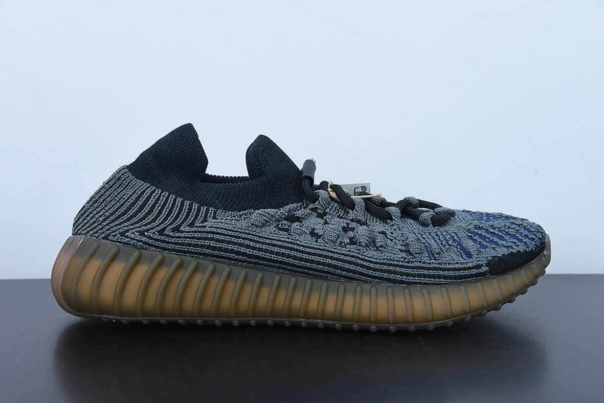 阿迪达斯Adidas originals Yeezy 350 Boost V2 CMPCT“Slate Blue”石板蓝椰子百搭轻便爆米花中底休闲运动慢跑鞋纯原版本 货号：GX9401