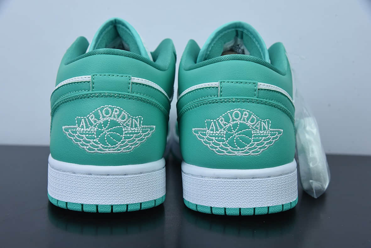 乔丹Air Jordan 1 Low Turquoise AJ1 乔1绿松石低帮休闲篮球鞋纯原版本 货号：DC0774-132