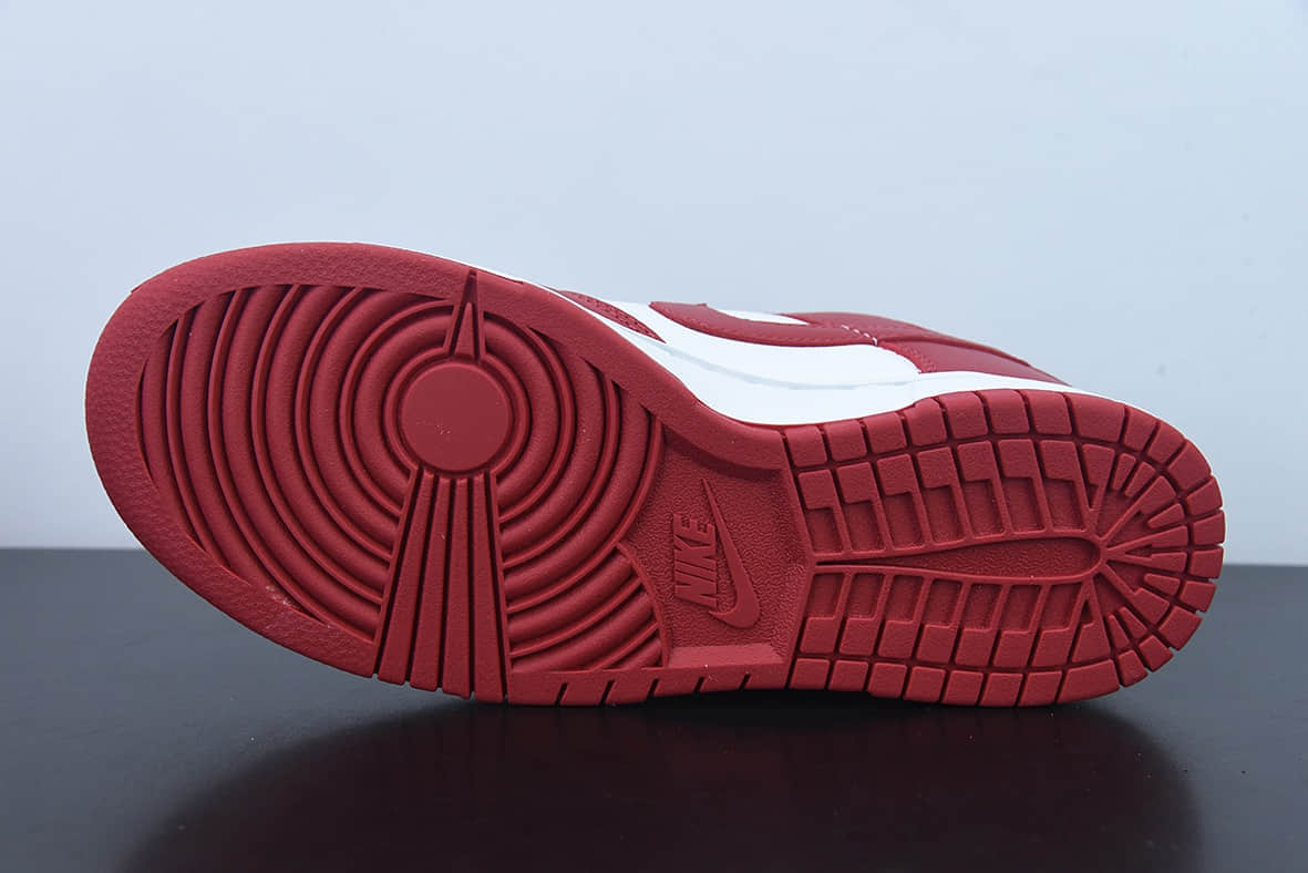 耐克Nike Dunk Low Gym Red 白红金字SB低帮运动休闲板鞋纯原版本 货号：DD1391-602