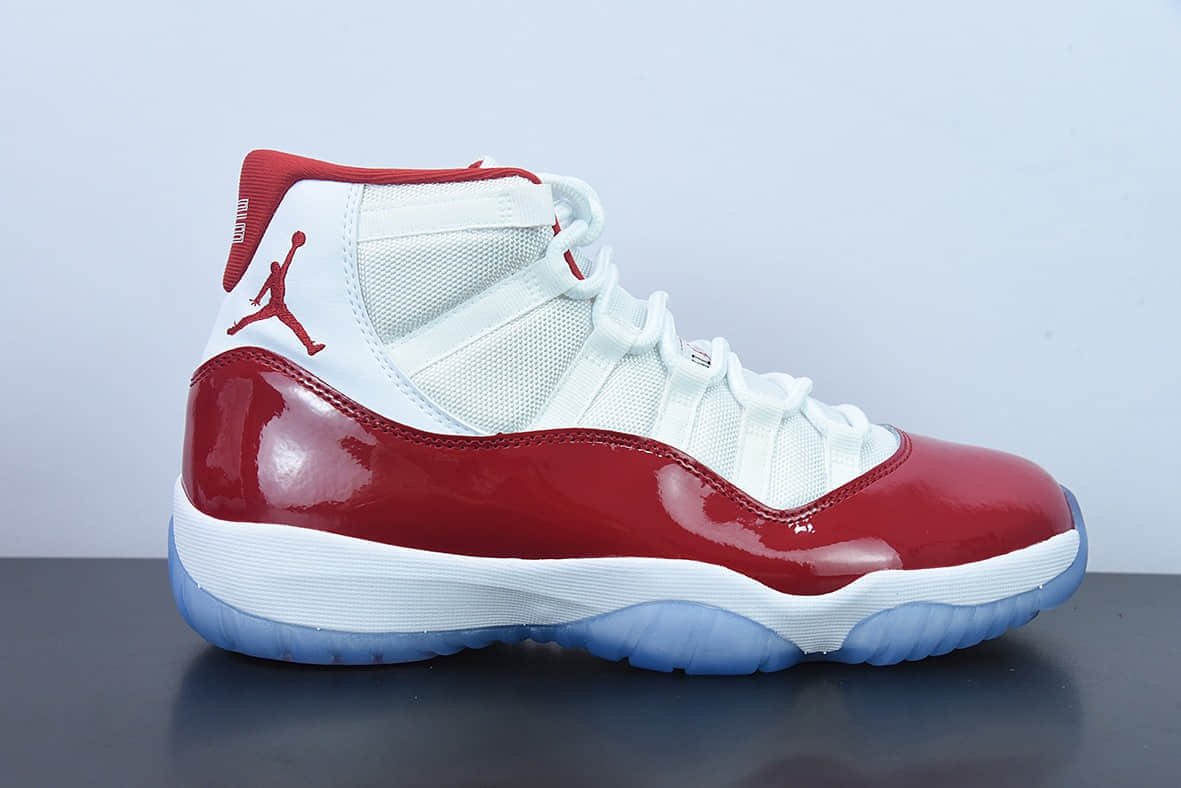 乔丹Air Jordan 11 Cherry AJ11 樱桃红高帮实战篮球鞋纯原版本 货号：CT8012-116