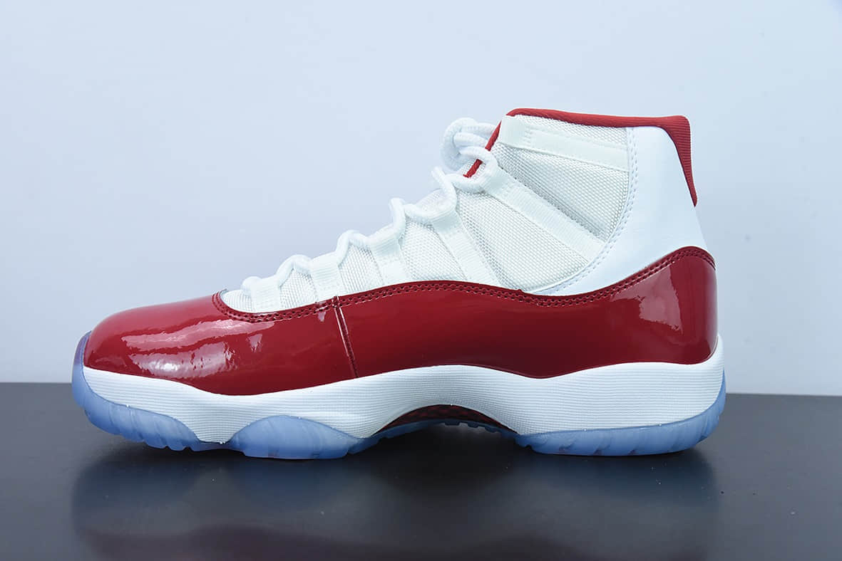 乔丹Air Jordan 11 Cherry AJ11 樱桃红高帮实战篮球鞋纯原版本 货号：CT8012-116