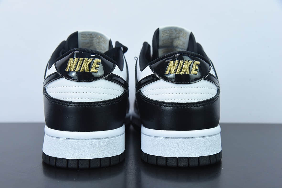 耐克Nike Dunk Low  Would Champ 世界冠军黑白熊猫金扣低帮运动休闲板鞋纯原版本 货号：DR9511-100