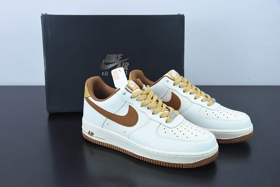 耐克Nike Air Force 1 巴木色空军一号经典低帮休闲板鞋纯原版本 货号：CW3388-204