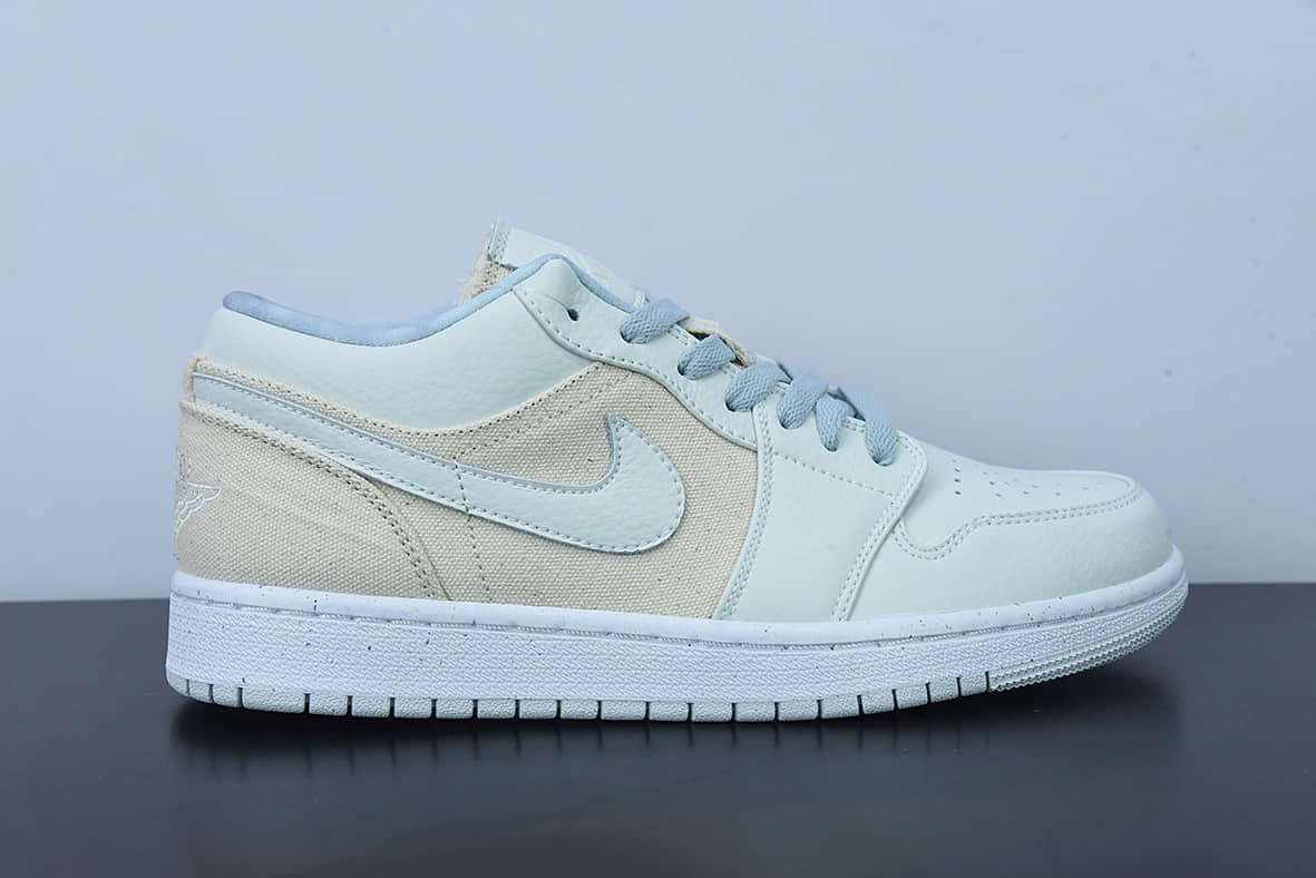 乔丹Air Jordan 1 Low Canvas AJ1 云雾粉低帮经典复古文化休闲运动篮球鞋纯原版本 货号：DQ4151-500