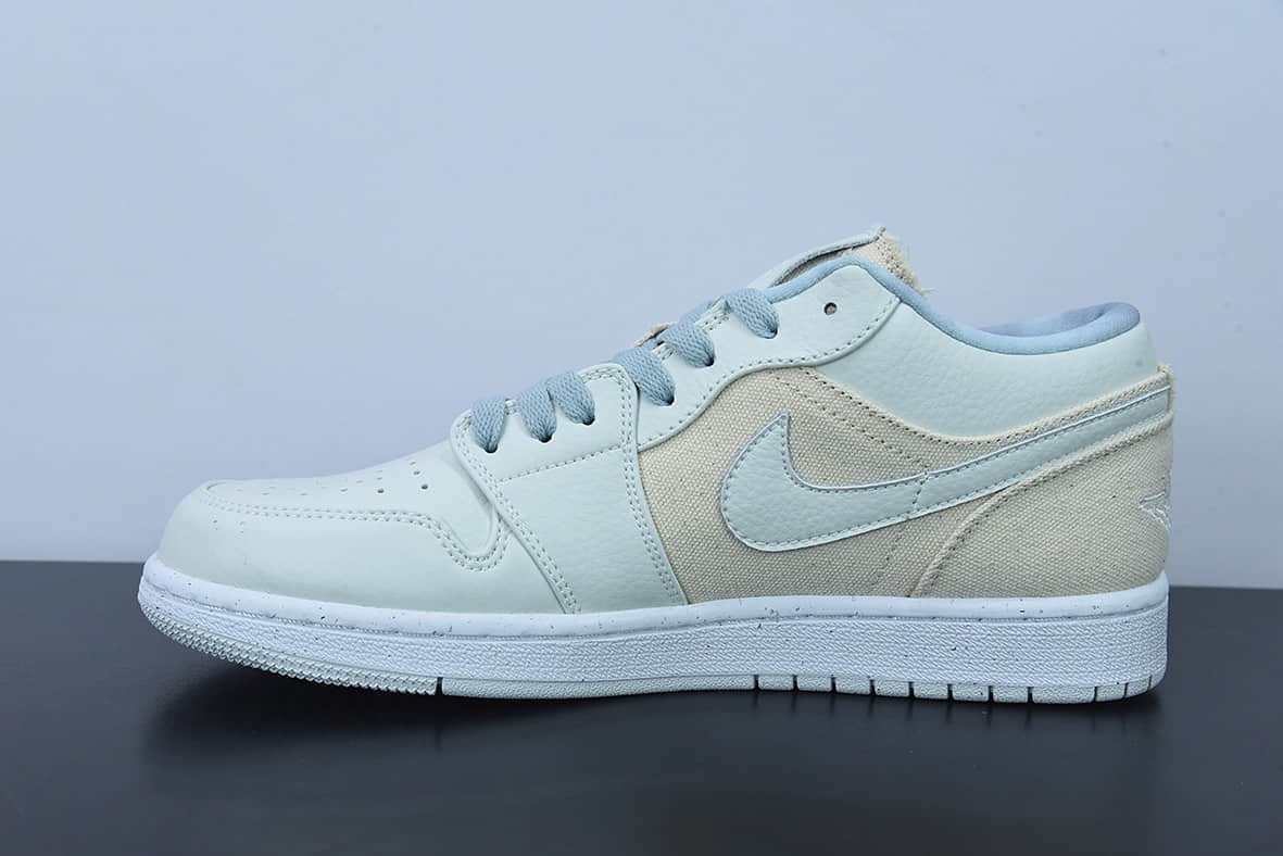 乔丹Air Jordan 1 Low Canvas AJ1 云雾粉低帮经典复古文化休闲运动篮球鞋纯原版本 货号：DQ4151-500