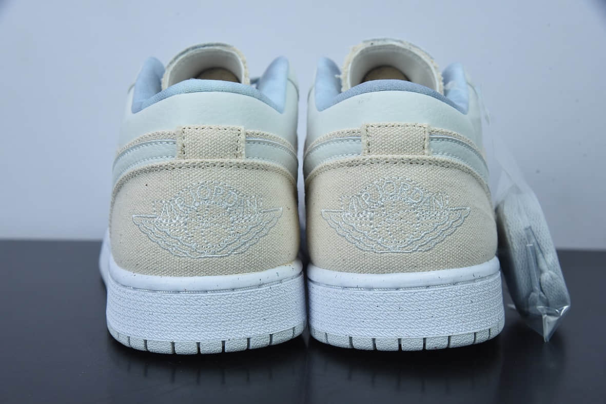 乔丹Air Jordan 1 Low Canvas AJ1 云雾粉低帮经典复古文化休闲运动篮球鞋纯原版本 货号：DQ4151-500