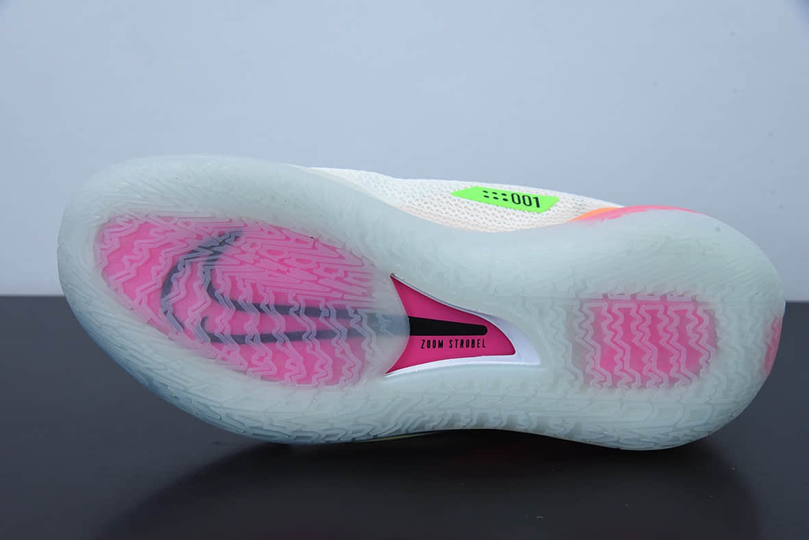 耐克Nike ZOOM GT CUT 白彩虹低帮实战篮球鞋纯原版本 货号：DK4112-114