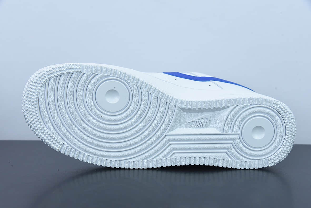 耐克Nike Wmns Air Force 1´07WhiteNoble Red白蓝空军一号低帮休闲板鞋纯原版本 货号：315115-155